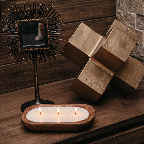 Pillow Talk – 3‑Wick Dough Bowl Soy Candle