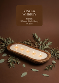 Vinyl & Whiskey – 5‑Wick Dough Bowl Soy Candle