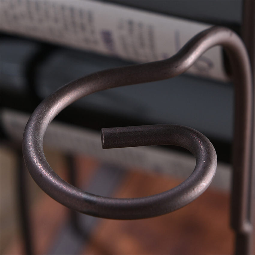 European Iron Wine Rack