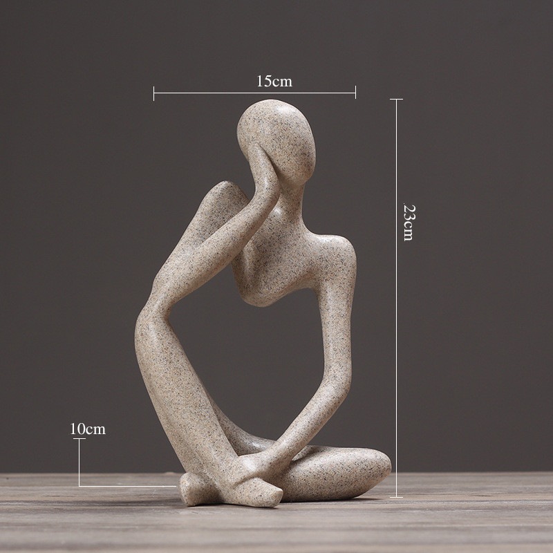 Creative Abstract Thinker Statue