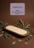 White Tea – 5‑Wick Dough Bowl Soy Candle