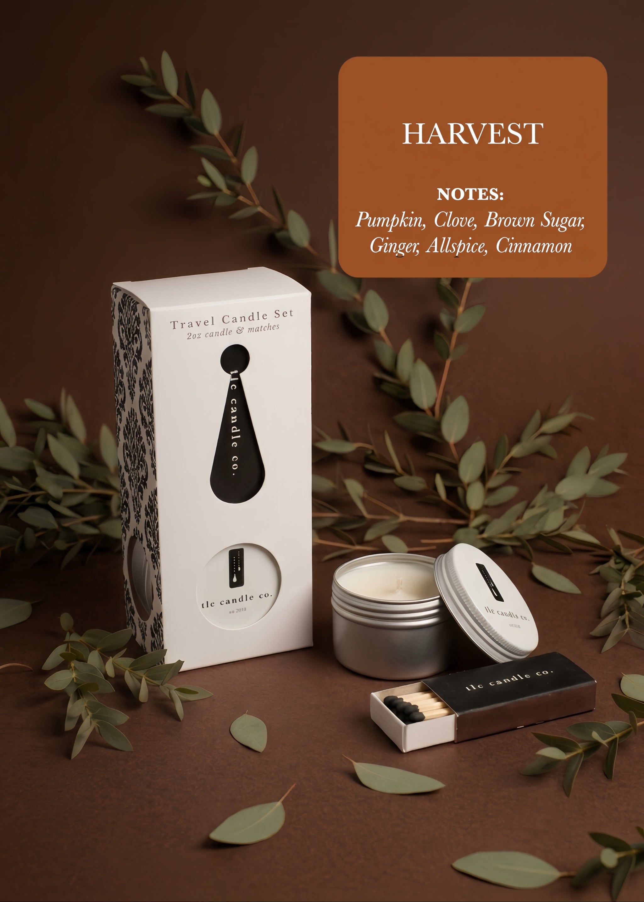 Harvest – Travel Candle with Matches
